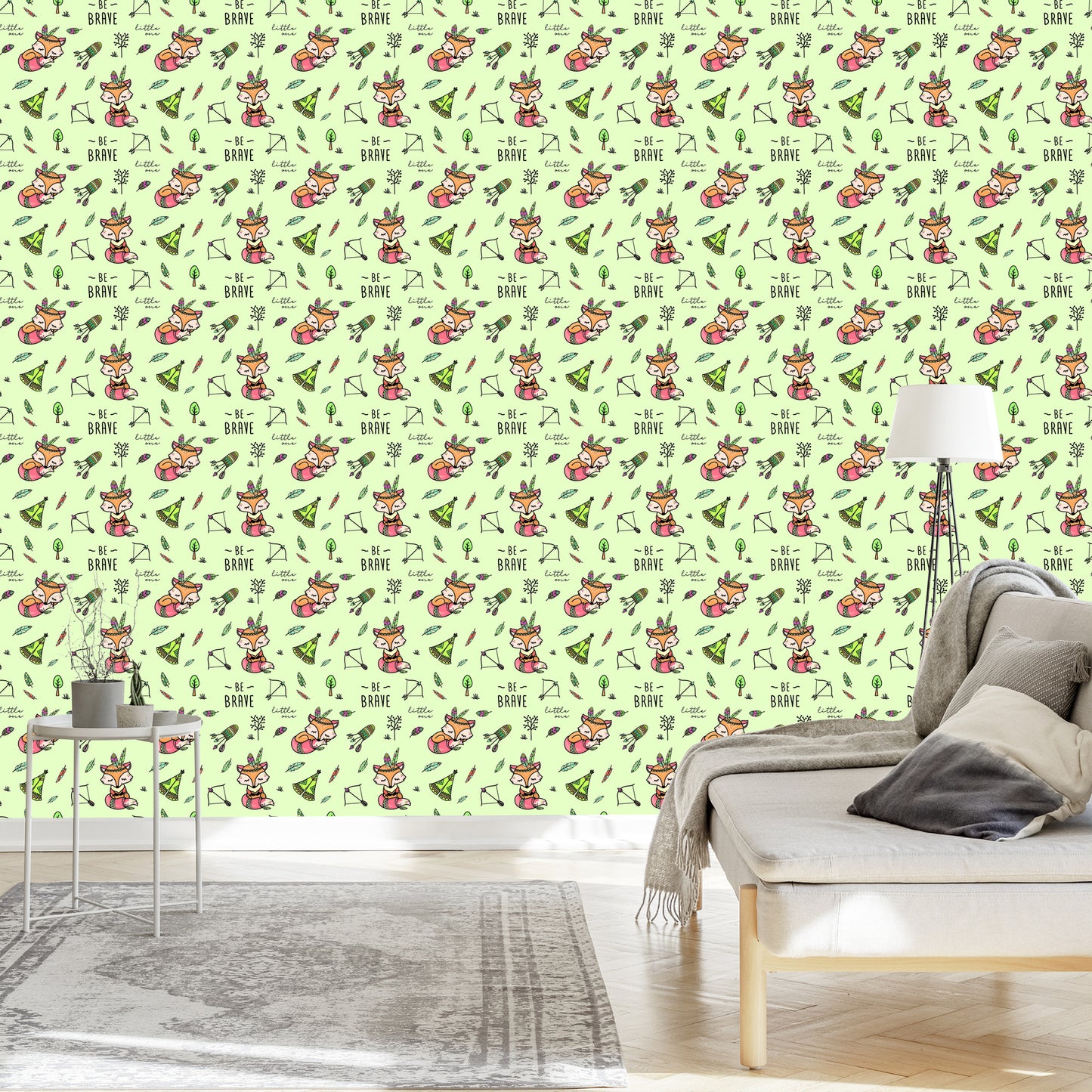 Wallpaper Sleeping Indian Foxes