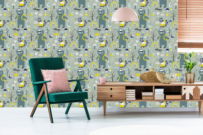 Wallpaper For Children - Funny Bears In The Forest