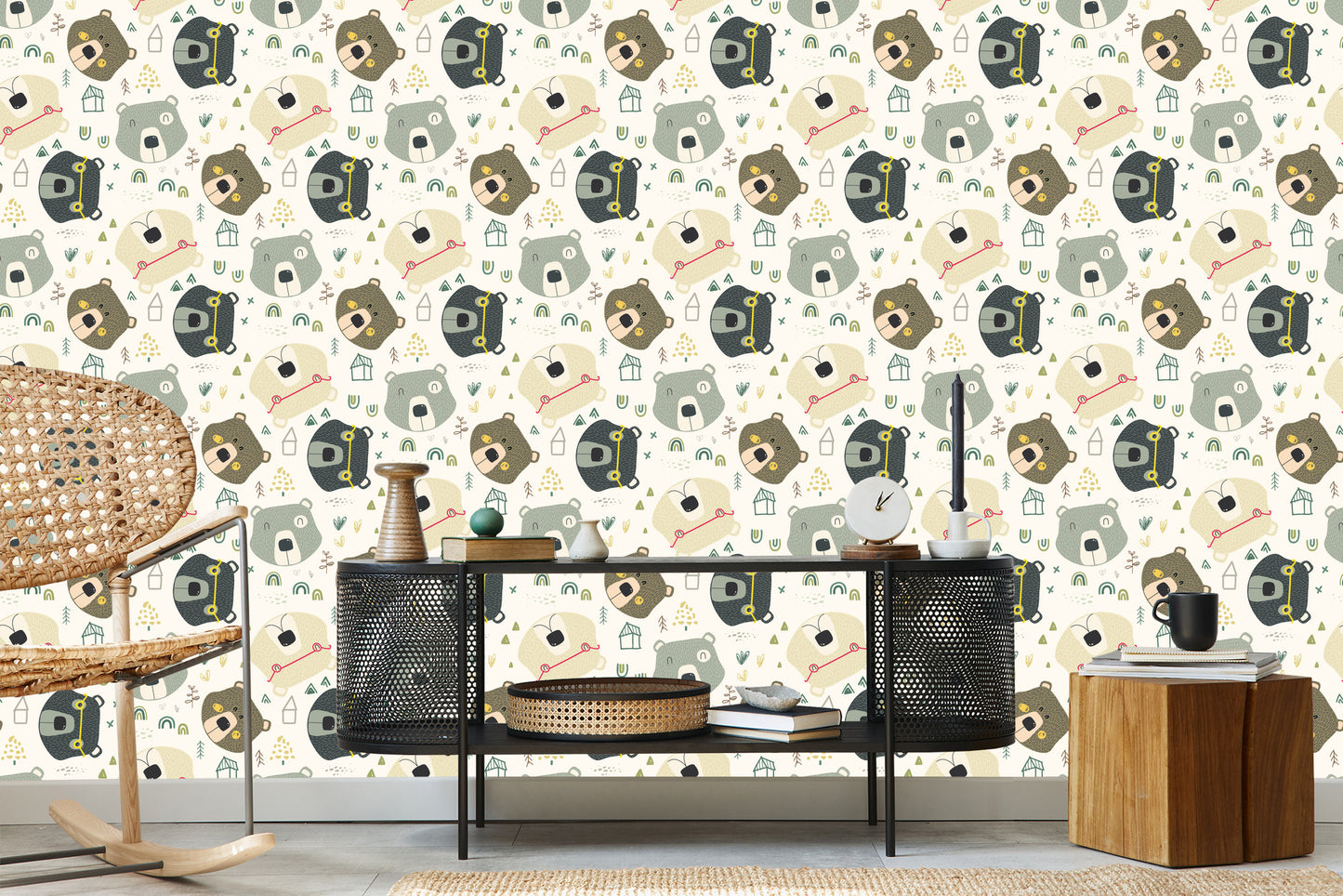 Wallpaper For Children - Happy Bears