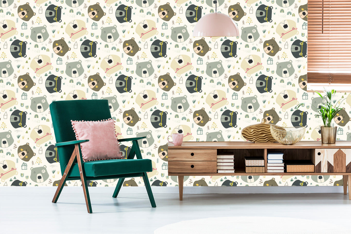 Wallpaper For Children - Happy Bears
