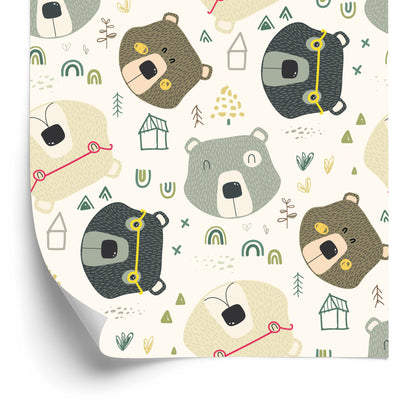 Wallpaper For Children - Happy Bears