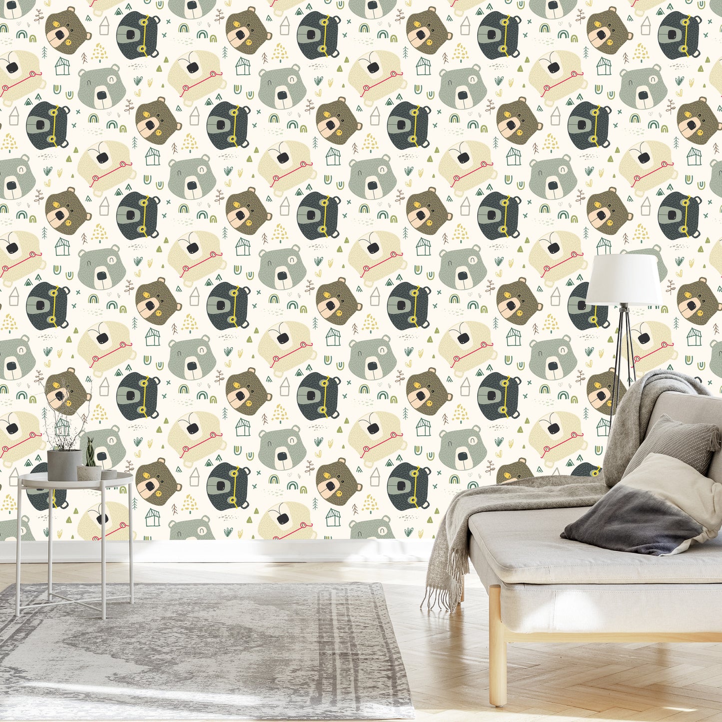 Wallpaper For Children - Happy Bears