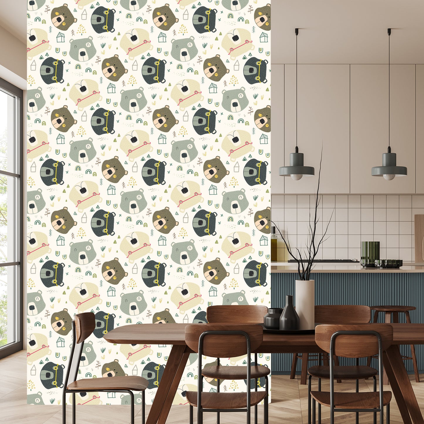 Wallpaper For Children - Happy Bears