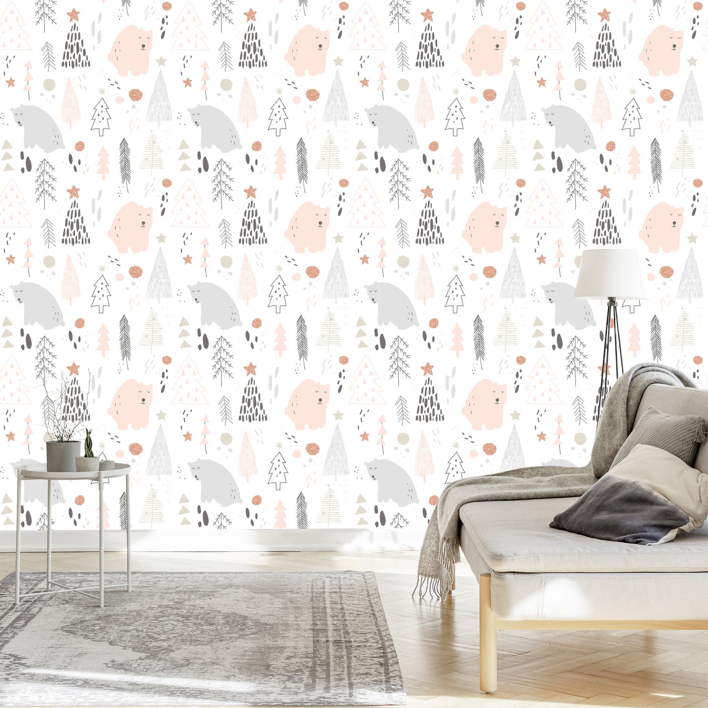 Wallpaper For Children - Sleeping Bears