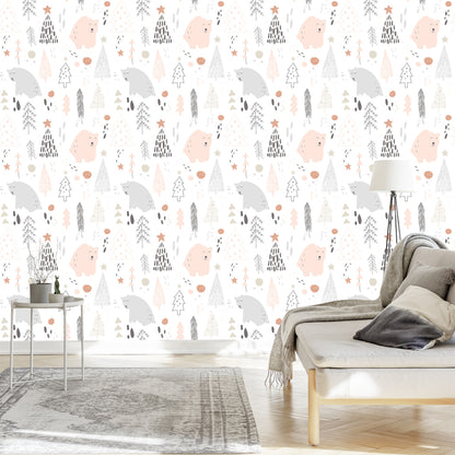 Wallpaper For Children - Sleeping Bears
