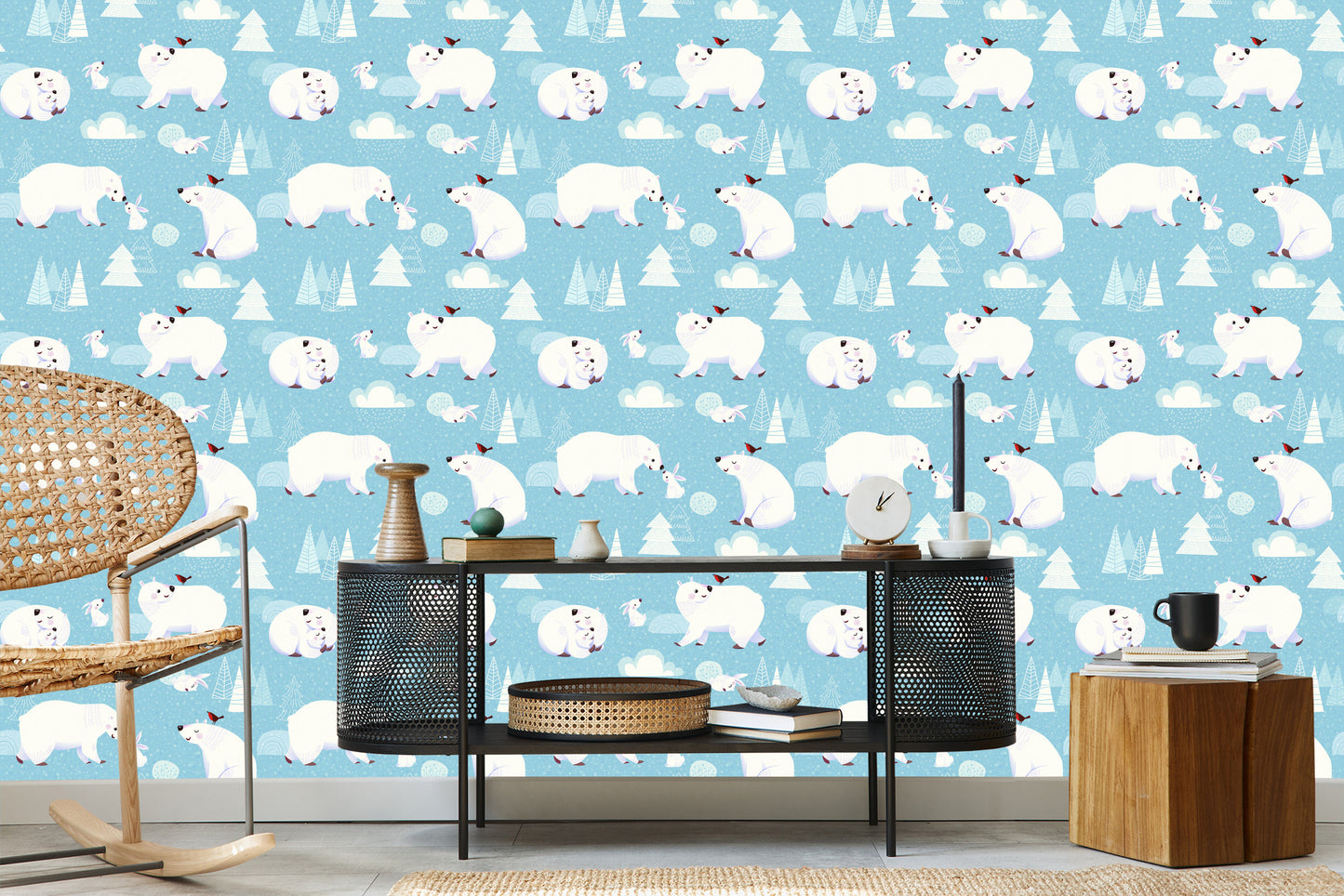 Wallpaper For Children - Polar Animals
