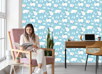 Wallpaper For Children - Polar Animals