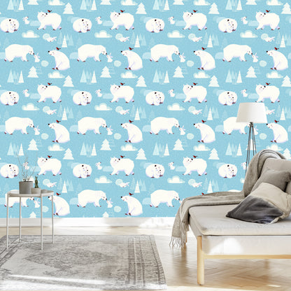 Wallpaper For Children - Polar Animals