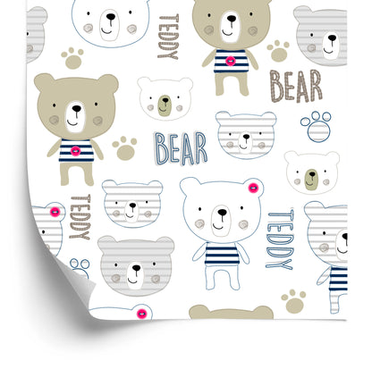 Wallpaper Smiling Teddy Bears