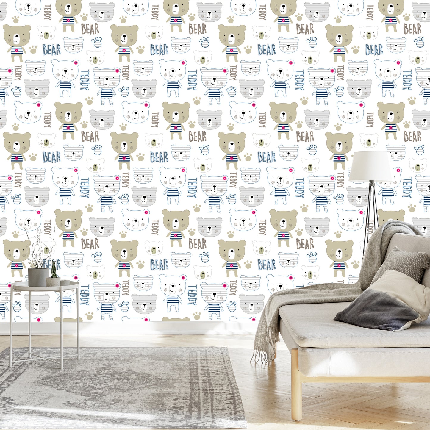 Wallpaper Smiling Teddy Bears