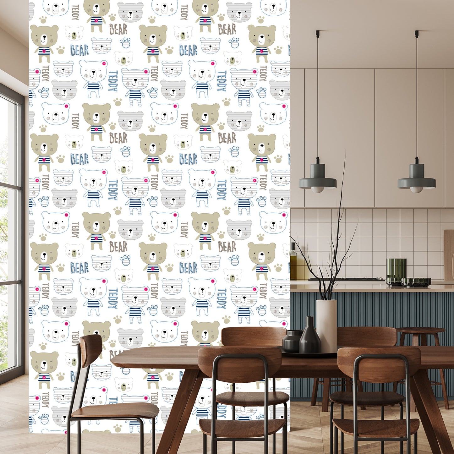 Wallpaper Smiling Teddy Bears