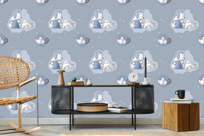Wallpaper Sleeping Teddy Bears And Mice