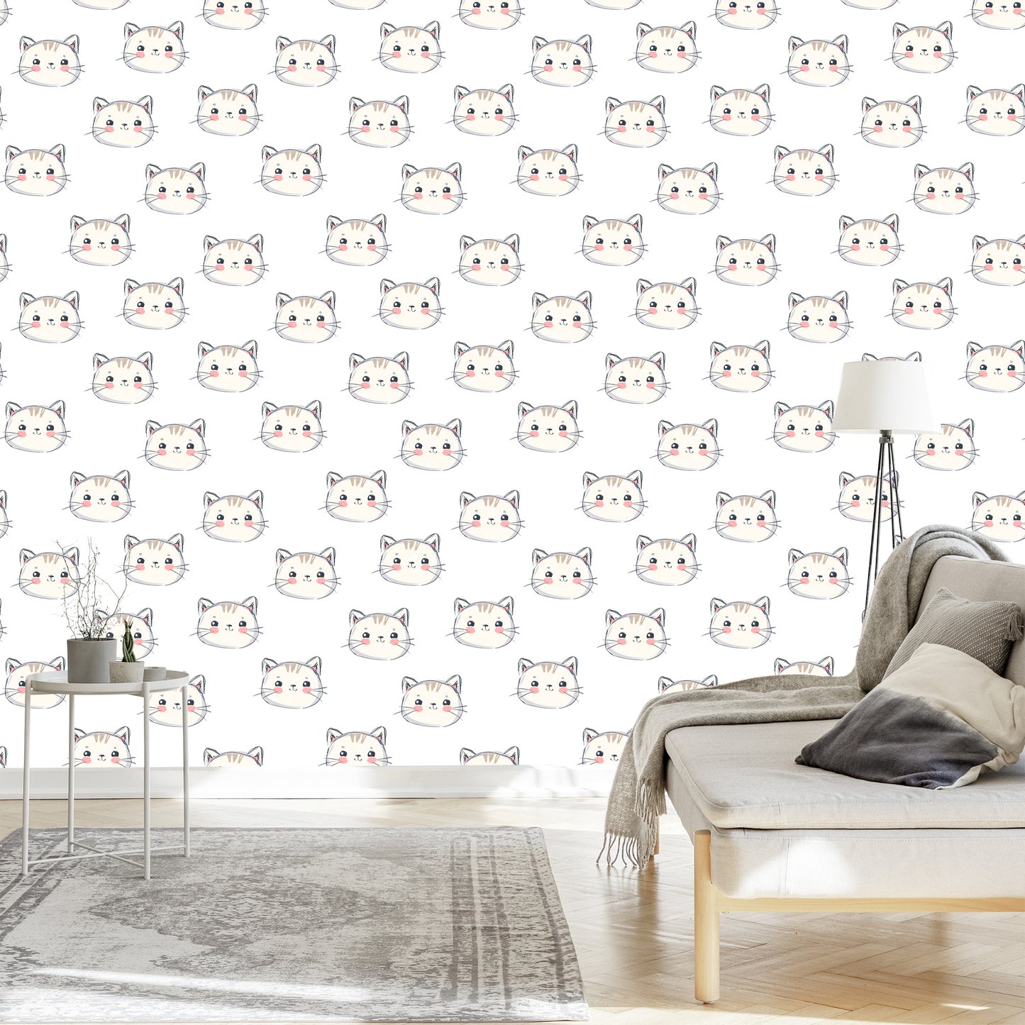 Wallpaper For Children - Smiling Kittens