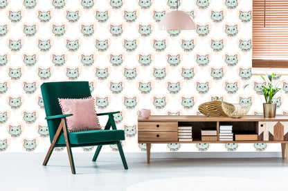 Wallpaper For Children - Smiling Kittens