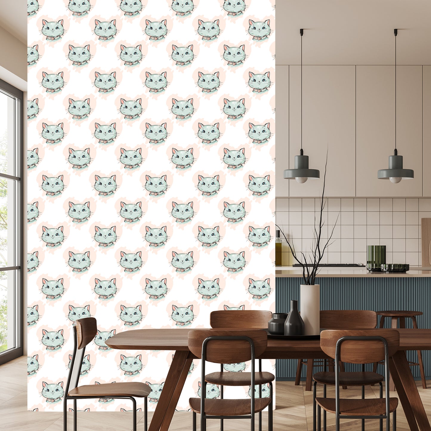 Wallpaper For Children - Smiling Kittens