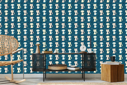 Wallpaper Colorful Dogs And Cats