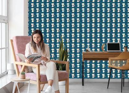 Wallpaper Colorful Dogs And Cats