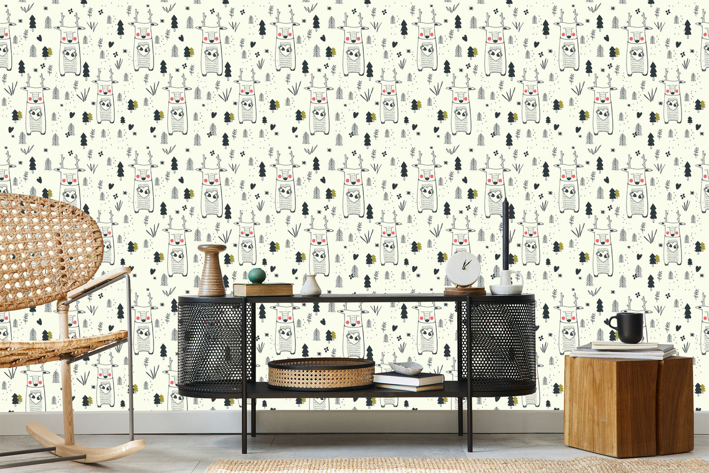 Wallpaper For Children - Deer In The Forest