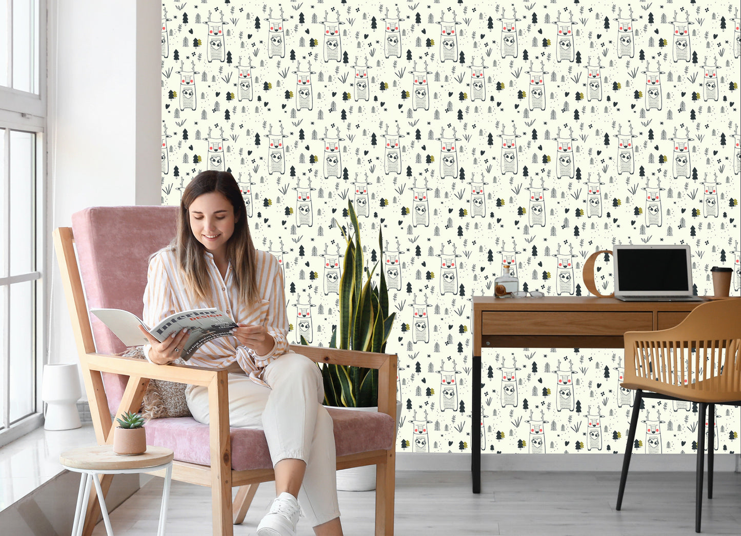 Wallpaper For Children - Deer In The Forest