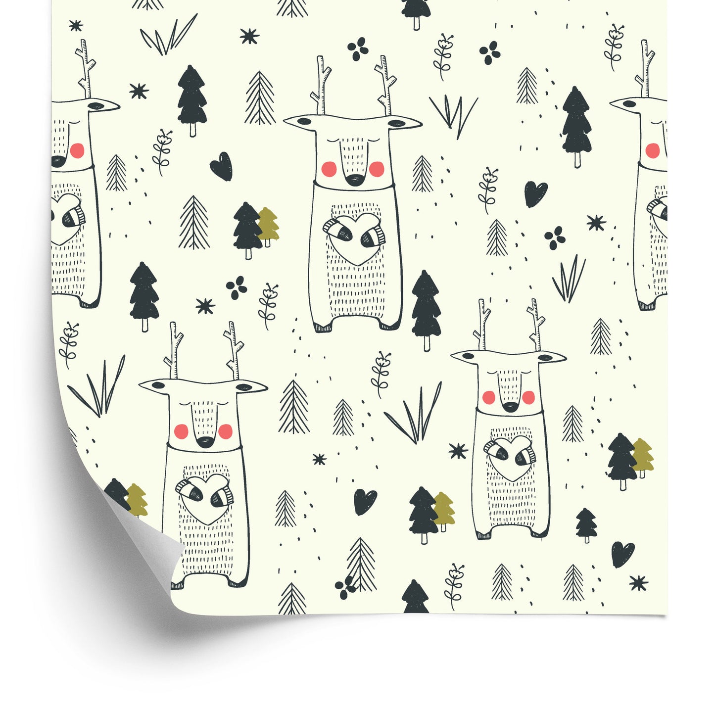 Wallpaper For Children - Deer In The Forest