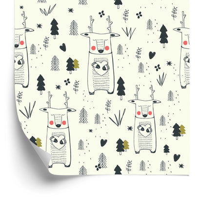 Wallpaper For Children - Deer In The Forest