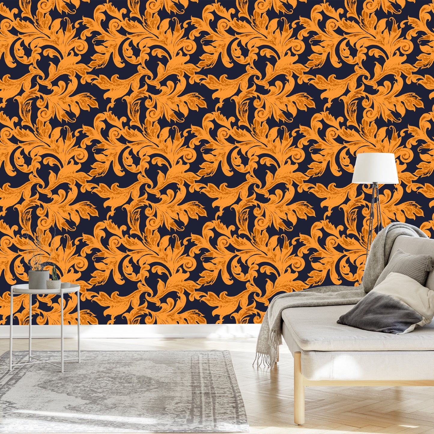 Wallpaper Ornamental Leaves