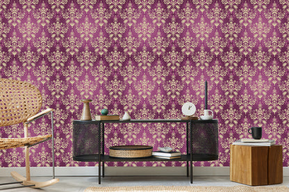 Wallpaper Beautiful Damascus Ornaments