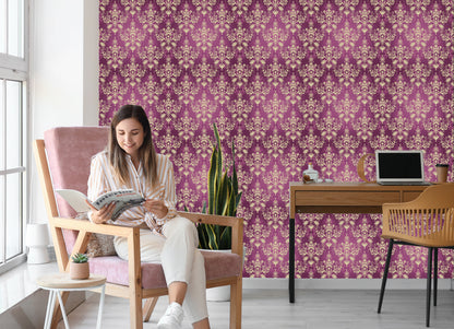 Wallpaper Beautiful Damascus Ornaments