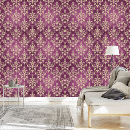 Wallpaper Beautiful Damascus Ornaments