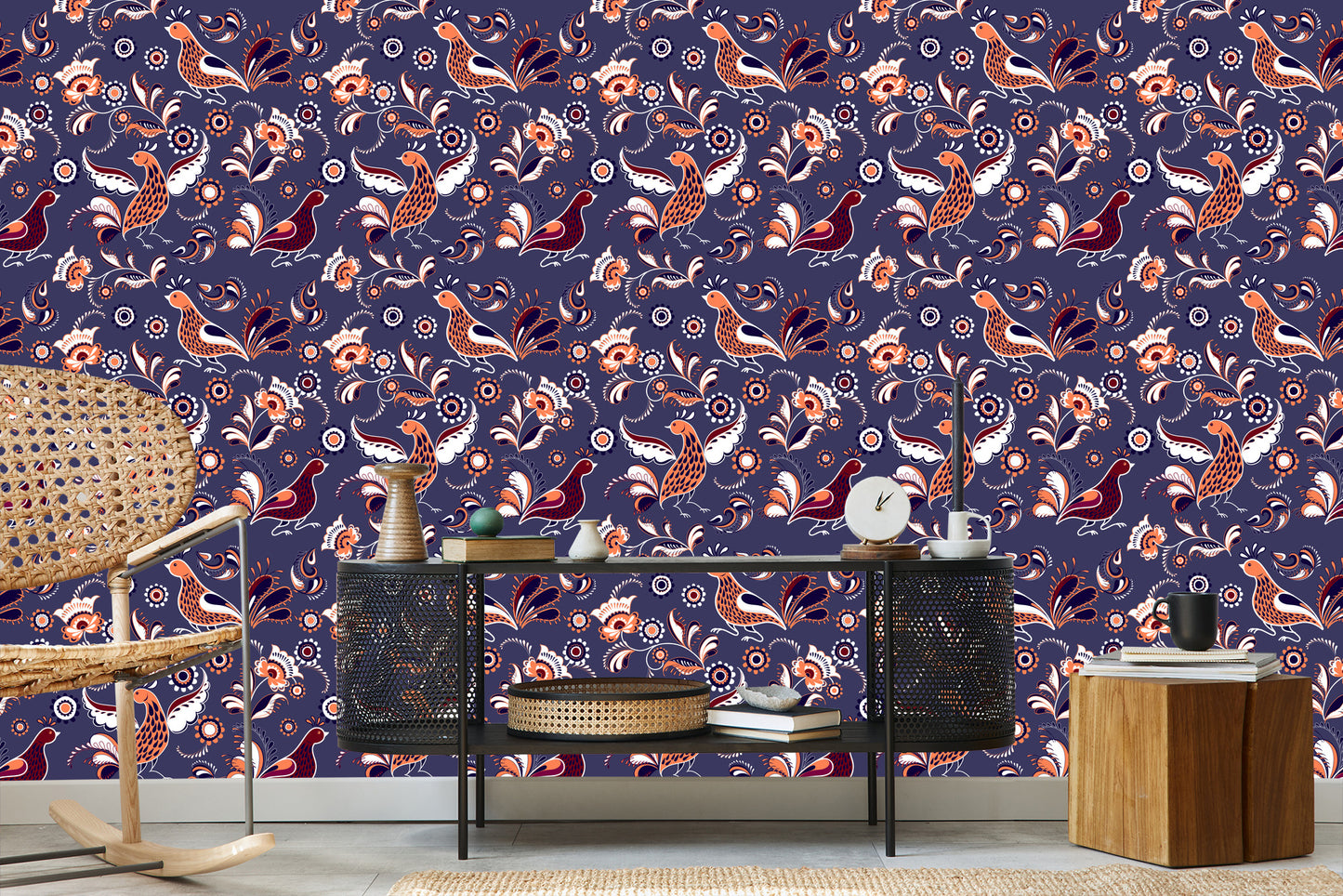 Wallpaper Plants And Birds
