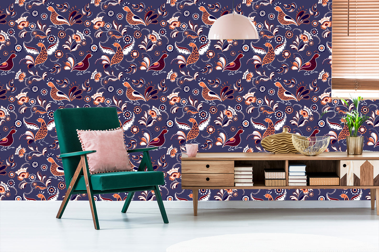 Wallpaper Plants And Birds