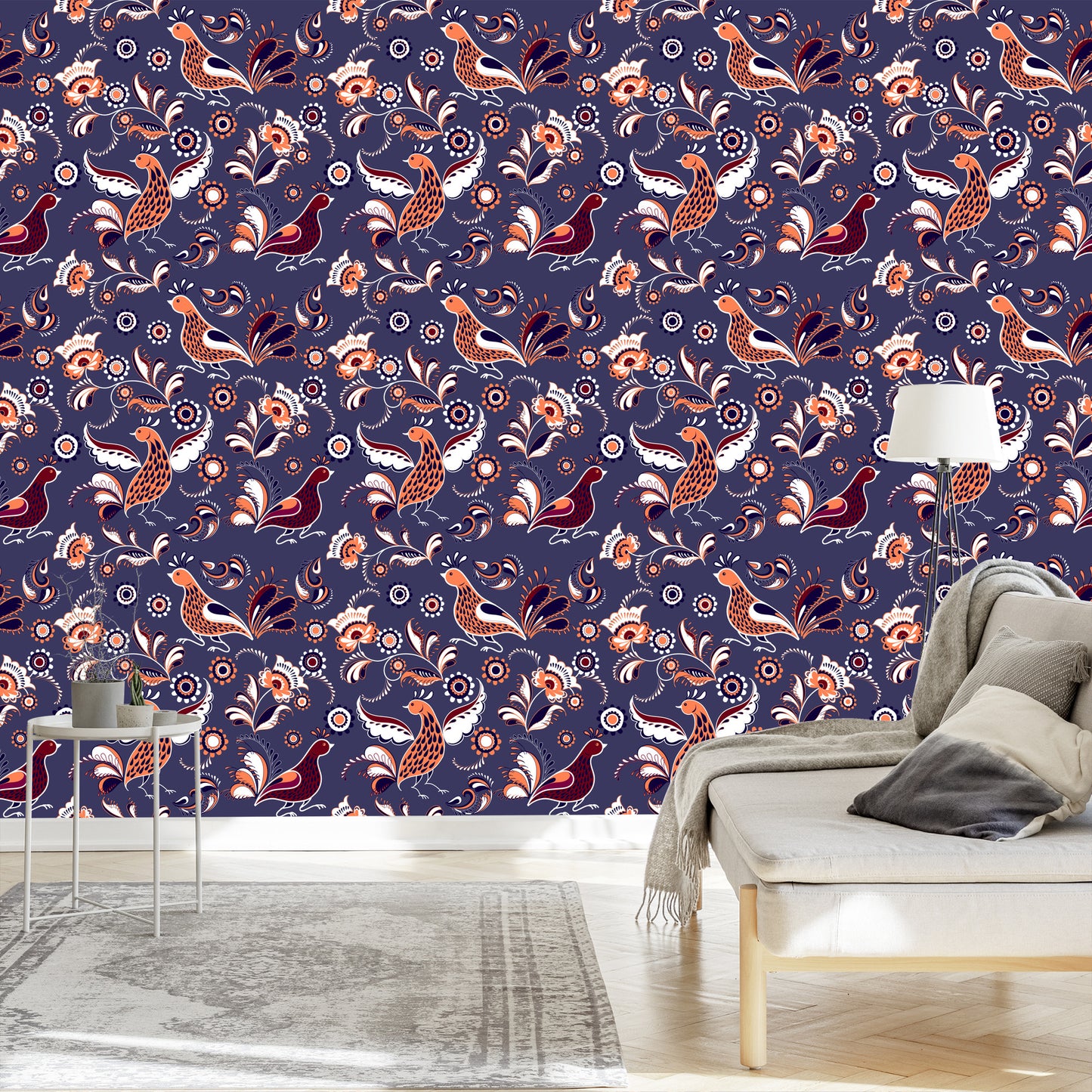 Wallpaper Plants And Birds