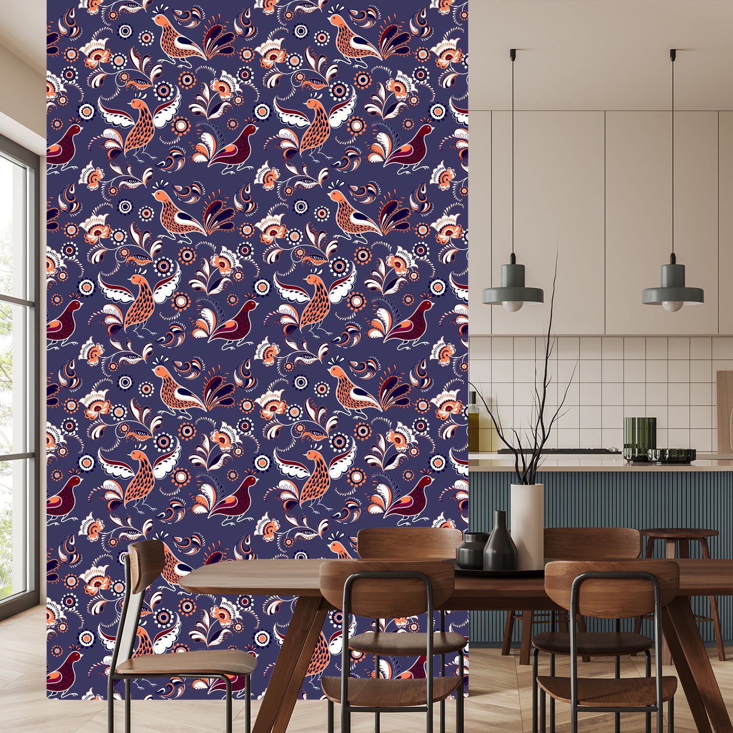 Wallpaper Plants And Birds
