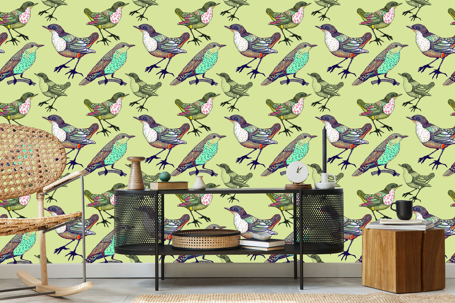 Wallpaper Colorful Birds
