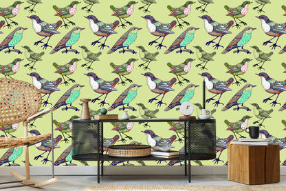 Wallpaper Colorful Birds