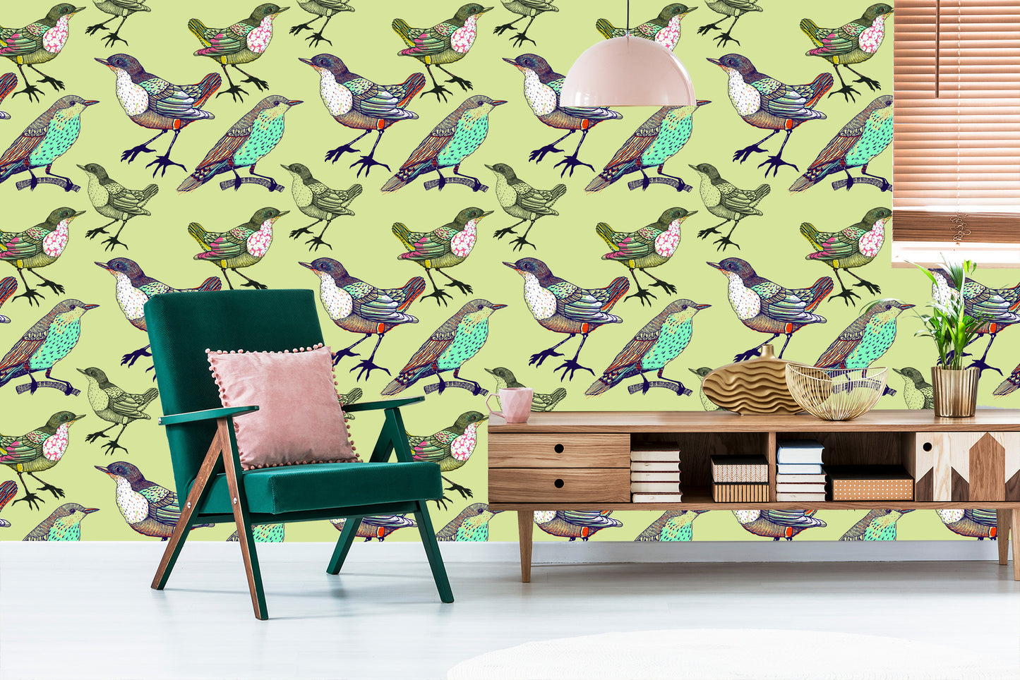 Wallpaper Colorful Birds