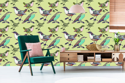 Wallpaper Colorful Birds