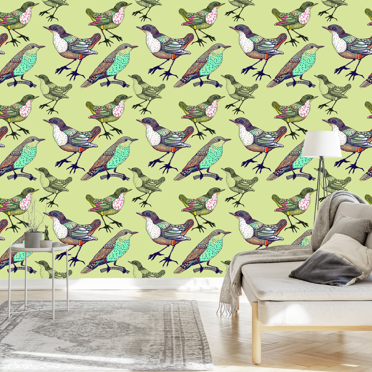 Wallpaper Colorful Birds
