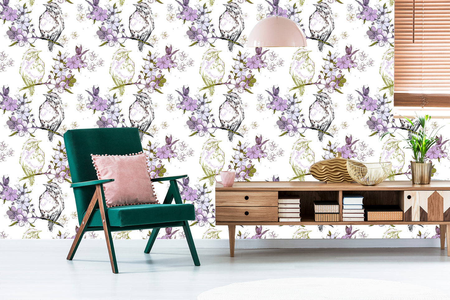 Wallpaper Birds On Branches