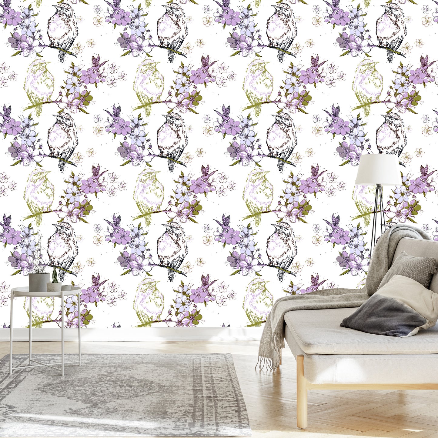 Wallpaper Birds On Branches