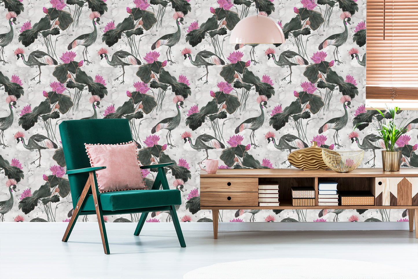 Wallpaper Beautiful Birds And Flowers