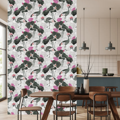 Wallpaper Beautiful Birds And Flowers