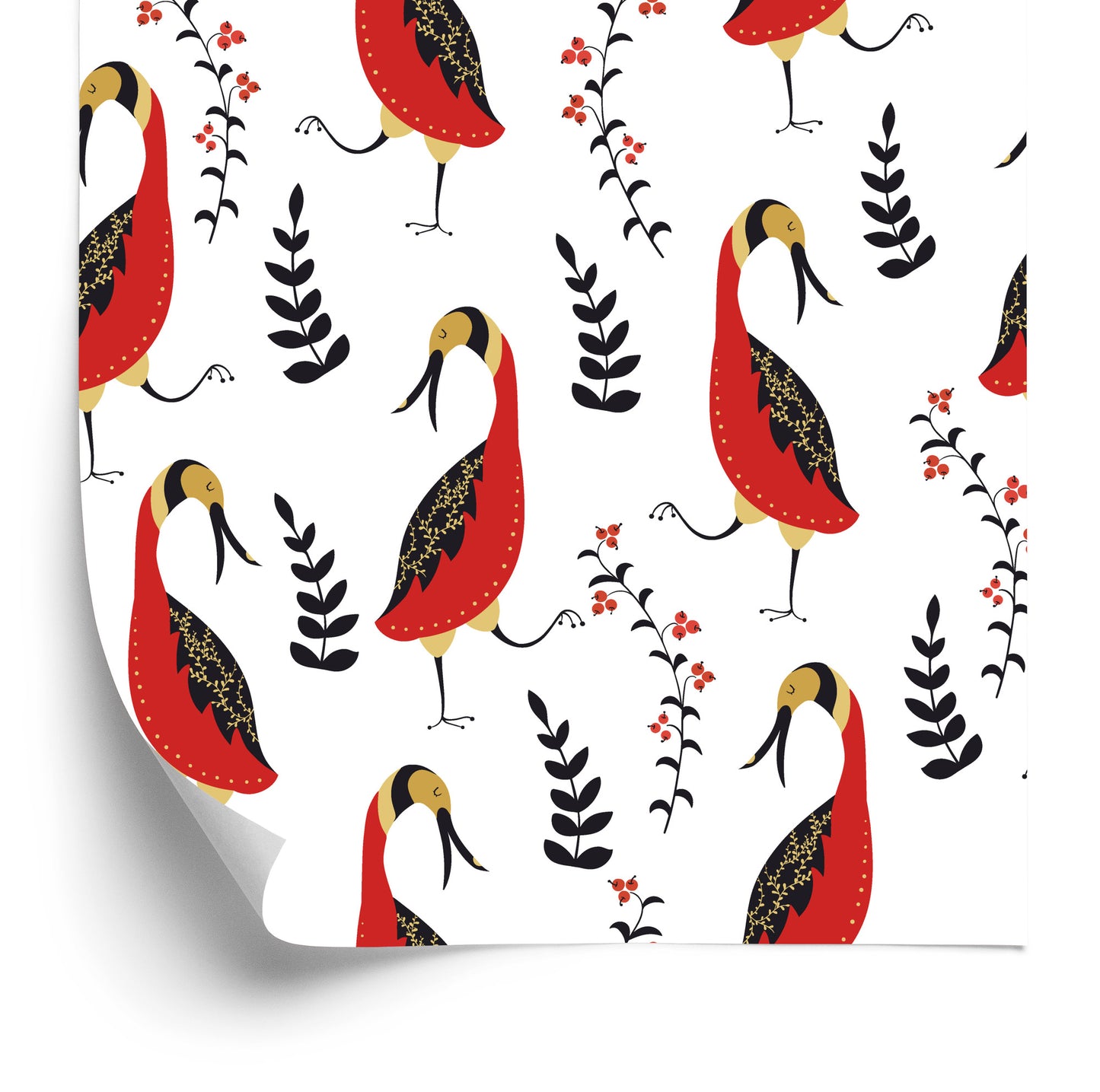 Wallpaper Beautiful Birds And Plants