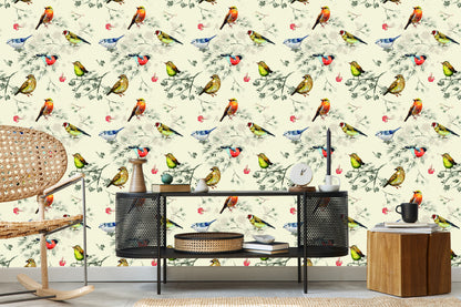 Wallpaper Colorful Birds
