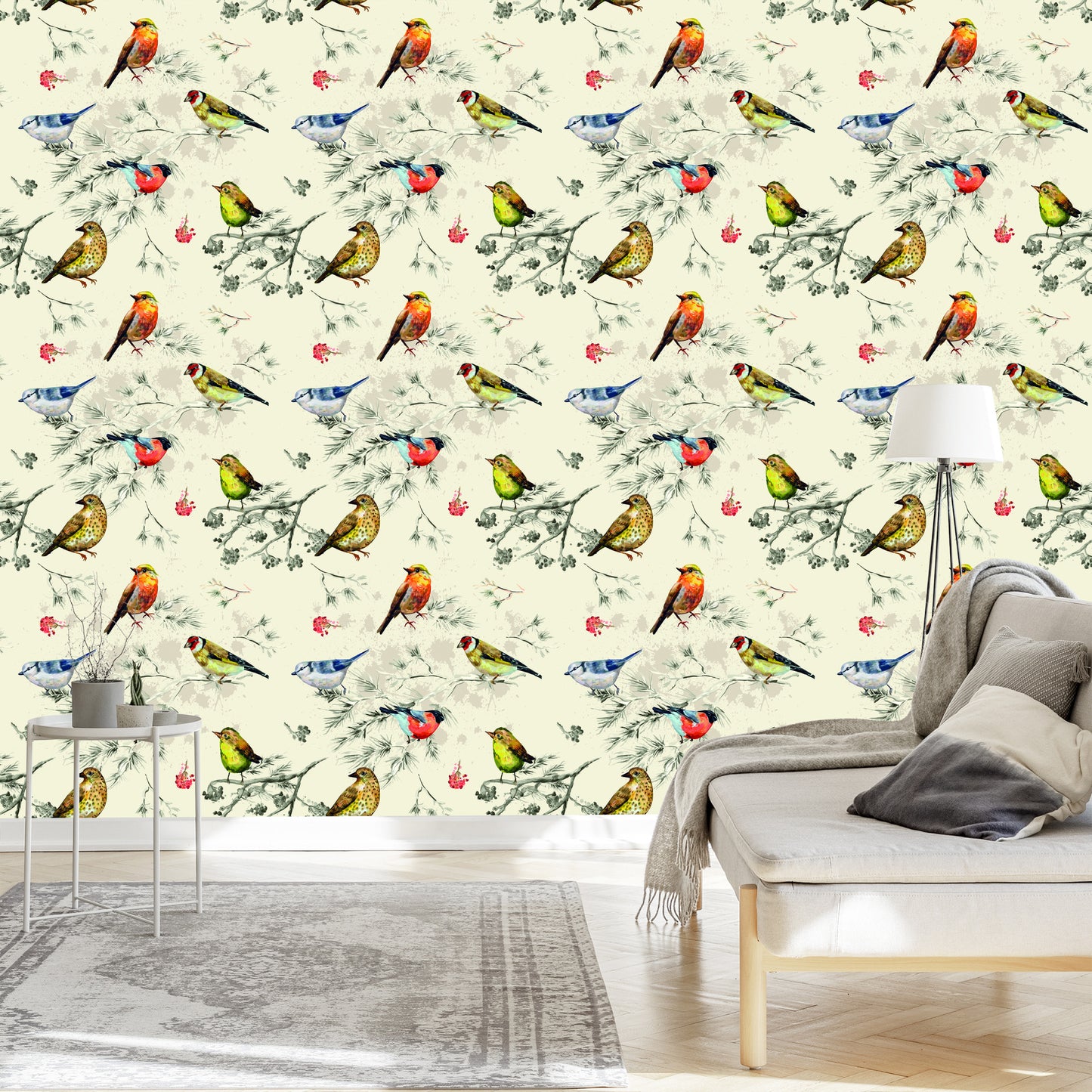Wallpaper Colorful Birds