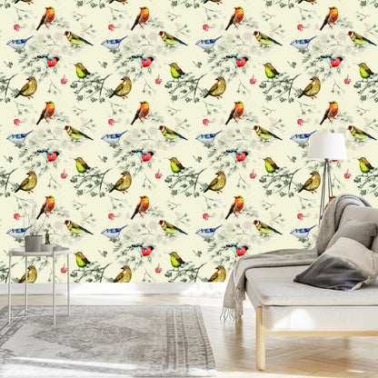 Wallpaper Colorful Birds