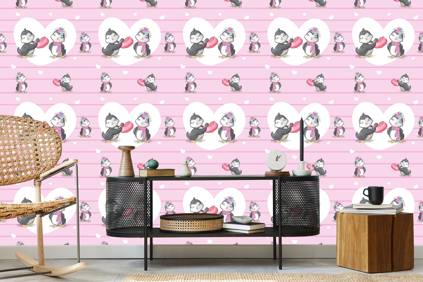 Wallpaper Penguins In Love