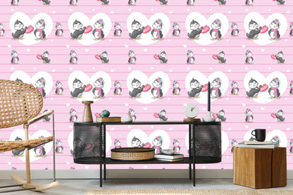 Wallpaper Penguins In Love