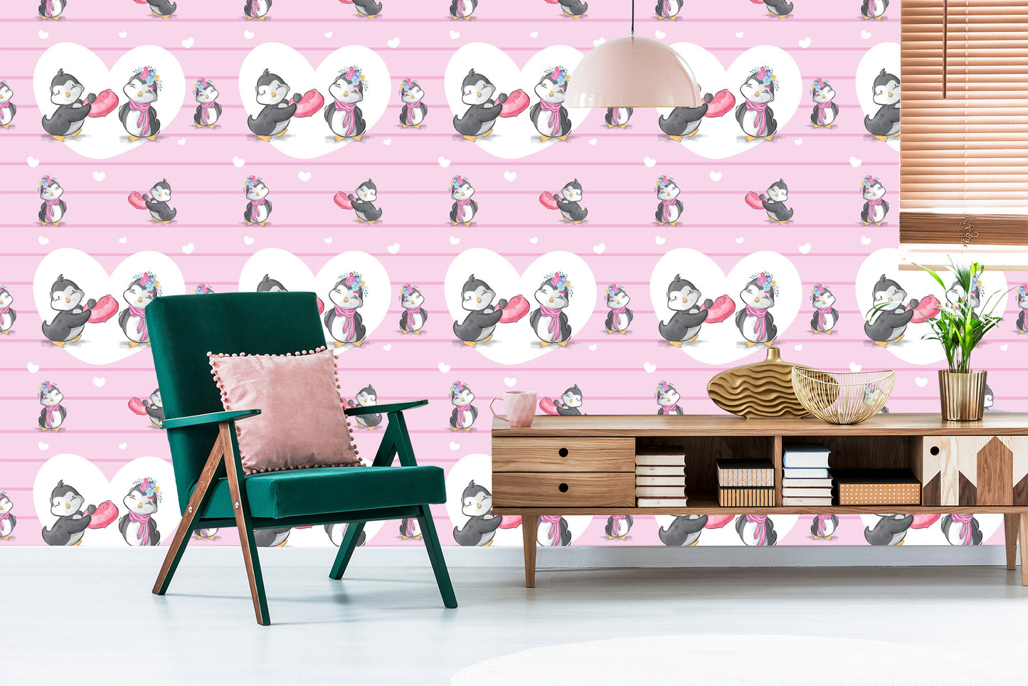 Wallpaper Penguins In Love