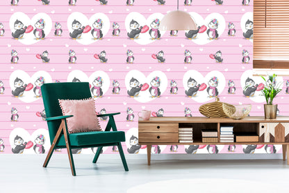 Wallpaper Penguins In Love